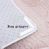 One Pack of 16Pcs Anti Curling Rug Grips Non Slip Rug Pads Carpet Grippers Reusable Removable Washable Gripper Tape Keeps Your Rug in Place & Makes Corners Flat Premium Carpet Gripper for Your Rugs Size 2