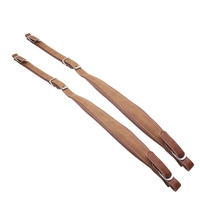 One Pair Adjustable Synthetic Leather Accordion Shoulder Straps for 16-120 Bass Accordions