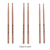 One Pair of 7A Wooden Drumsticks Drum Sticks Hickory Wood Drum Set Accessories