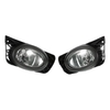 One Pair of Bumper Grille Fog Lights LED Lamp with Wiring Relay Switch Kit for Honda Civic 2009-2011