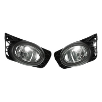 One Pair of Bumper Grille Fog Lights LED Lamp with Wiring Relay Switch Kit for Honda Civic 2009-2011