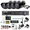 OWSOO 4CH H.264 Full 1080N DVR +4*1500TVL Waterproof CCTV Bullet Camera+ 4*60ft Surveillance Cable + 1TB Seagate Hard Drive