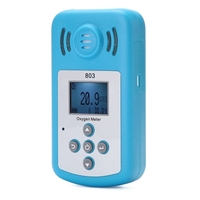 Oxygen Meter Portable Concentration Detector LCD Display and Sound-light Alarm