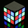 P1 Cube BT Speaker Portable LED RGB Light Wireless Speakers with Microphone Hands-free Function TF Card for iPhone 6S 6S Plus Smartphone