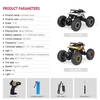 P810 1/18 2.4G 4WD 15KM/h Alloy High Speed Monster Truck Cross-country RC Climbing Car