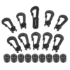 Pack of 10 Boat Kayak Canoe Bungee Shock Cord Hook Hanging End Hooks Kayak Accessories