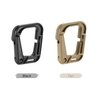 Pack of 10 Multipurpose D-Ring Locking Hanging Hook Link Snap Keychain for Molle Webbing