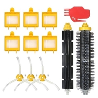 Pack of 12 Replacement Accessories Kit for iRobot Roomba 700 Series 700 760 770 780 790 Vacuum Cleaner-- Bristle Brush + Flexible Brush + Side Brushes + HEPA Filter + Cleaning Tool