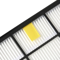 Pack of 12 Replacement Accessories Kit for iRobot Roomba 800 & 900 Series 805 860 861 864 866 870 880 890 891 894 960 961 964 966 980 Vacuum Cleaner-- 4 Side Brushes + 8 HEPA Filters