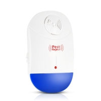 Pack of 2 Electronic Ultrasonic Pest Repeller Non-toxic Plug In Repellent for Mice Mosquito Ants Spiders Roaches Repelling AC90V-240V EU Plug