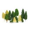 Pack of 27pcs Model Trees Scenery Layout Train Railway Diorama Landscape 3-16cm 3 Types