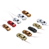Painted Head Light Model Car 1:200 Scale Scenery Building Train Layout Pack of 10 Train Cars