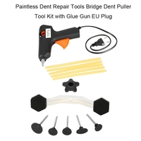 Paintless Dent Repair Tools Bridge Dent Puller Tool Kit with Glue Gun