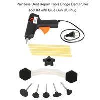 Paintless Dent Repair Tools Bridge Dent Puller Tool Kit with Glue Gun