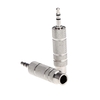 Pair of Audio Jack Adapter Convertor Stereo Plug Socket for Electric Guitars Microphone Headphone 3.5mm Male 6.5mm Female