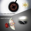 Pair of Car LED Headlight Lamp Bulb H4 HB2 9003 80W 6000K 8000LM Super Bright 4 Sides