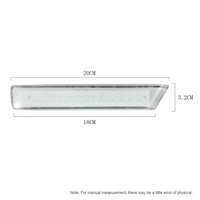 Pair of Rear Bumper Reflect Warning Light Plate Replacement Modification Tail Brake Lamp for Honda N BOX