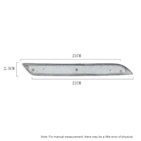 Pair of Rear Bumper Reflector Lamp Replacement Modification Parking Brake Light for BMW 5 Series