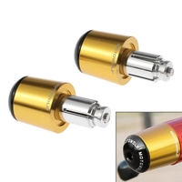 Pair of Universal Motorcycle Motorbike Aluminum Handlebar Bar Ends Plugs Grip Caps