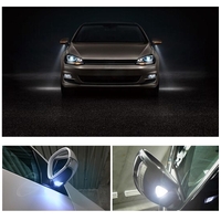 Pair Under Side Mirror LED Puddle Lights Courtesy Lamps White for VW Eos/Golf 5/Golf 5 Plus/ Golf Variant/Jetta/Passat