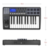 PANDA25 25-Key Ultra-portable USB MIDI Keyboard 8 Drum Pads Controller with USB Cable