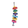 Parrot Toys Hanging Chew Bite Swing Foraging Toys with Bell for Bird Cage Accessories Towel Gourd