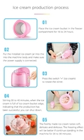 Parytretro 220-240V Retro Style 2-in-1 Yogurt Maker Ice Cream Maker Mini 1.5 L Household Fruit Electric Yogurt Machine