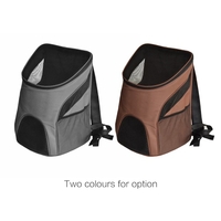 Portable Outdoor Pet Dog Cat Bag Mesh Double Shoulder Backpack Travel Carrier for Puppies Kittens Rabbits
