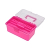 Portable Plastic Art Storage Box Watercolor Oil Painting Supplies Multipurpose Case with Handle for Artists Students