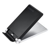 Portable Qi 3-Coils Wireless Charger Transmitter Ultrathin Slim Charging Pad Foldable Stand Charger for Samsung iPhone