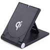 Portable Qi Wireless Charger Charging Pad Universal Fast Phone Charge Stand Base Ultra Thin Foldable for Samsung Galaxy S8/S8+/S7/S7 edge/S6 edge+/Note 5/Note 8/Note FE and Other Qi-enabled Smart Phones
