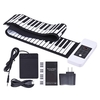 Portable Silicon 88 Keys Hand Roll Up Piano Electronic USB Keyboard Built-in Li-ion Battery and Loud Speaker with One Pedal