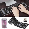 Portable Silicone 2.4 G Wireless Washable Keyboard for PC Tablet Laptop Computer Best for Business Travel