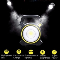 Portable Solar Rechargeable LED Flood Light