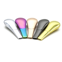 Portable Spoon Smoking Pipe Magnetic Herb Metal Tobacco Cigarette Ignescent Accessories Set Rainbow