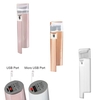 Portable Spray Device Nano Mist Sprayer Mobile Power Bank 2200mAh Handheld Handy Mist Moisturizing Hydrating Facial Steamer Nano Sprayer Skin Face Care Humidifier Hydration Atomizer Instrument