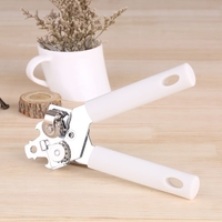 Portable Sturdy Can Opener with Ergonomic Handle Durable Beer Bottle Opener