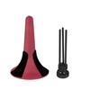 Portable Trumpet Tripod Stand Holder Support ABS Material with Detachable Metal Leg