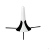 Portable Trumpet Tripod Stand Holder Support ABS Material with Detachable Metal Leg