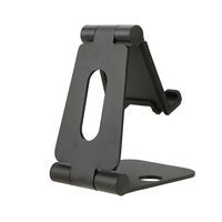Portable Universal Dual Foldable Aluminum Stand Adjustable Multi Angle Cell Phone Holder Dock Bracket for Smartphones Tablets