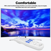 Portable Universal TV Remote Control Wireless Smart Controller Replacement for Sony LGSmart TV White