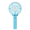 Portable USB 18650 Battery Rechargeable Fan Ventilation Foldable Air Conditioning Fans Foldable Cooler Mini Operated Hand Held Cooling Fan for Outdoor Home (Black)