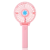 Portable USB 18650 Battery Rechargeable Fan Ventilation Foldable Air Conditioning Fans Foldable Cooler Mini Operated Hand Held Cooling Fan for Outdoor Home (Black)