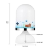 Portable USB Rechargeable Vibration Sensor Baby Room Hanging LED Night Light Nursery Bedroom Lamp Yellow Light