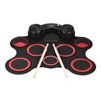 Portable USB Stereo Digital Electronic Drum Kit Set