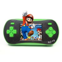Portable Video Game Console 8 Bit Retro Handheld Game Player Built-in 260 Classic Games - Blue