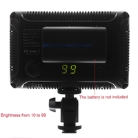 Portable Video Studio Photography Light Lamp Panel 176 LEDs 5600K for Cannon Nikon Pentax Olympus Camcorder DSLR Camera