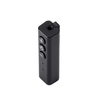Portable Wireless BT Receiver BT 4.2 Adapter AUX Hands-Free w/ Microphone for Phone Car Home Audio System Black