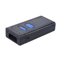 Portable Wireless BT Red Light 1D Barcode Scanner Reader Support for windows XP 7.0 8.0 10 system for IOS Android OS for Supermarket Library Express Company Warehouse