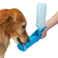 Potable Pet Water Feeding Drink Bottle Dispenser 500ml
